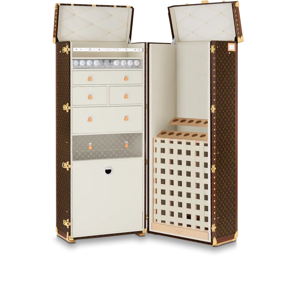 Louis Vuitton Golf Trunk has launched and it's Ultra Luxe Priced at $129K 2 louis vuitton golf trunk open