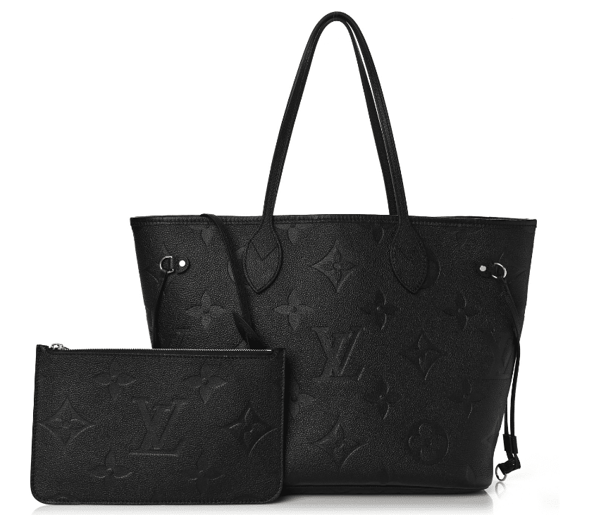 louis vuitton black neverfull