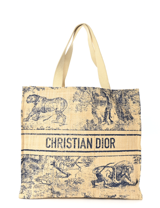 Straw Dioriviera tote straw bag dior