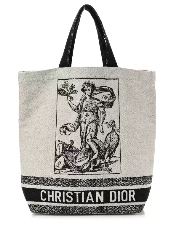 Dior Canvas Print Cruise Tote