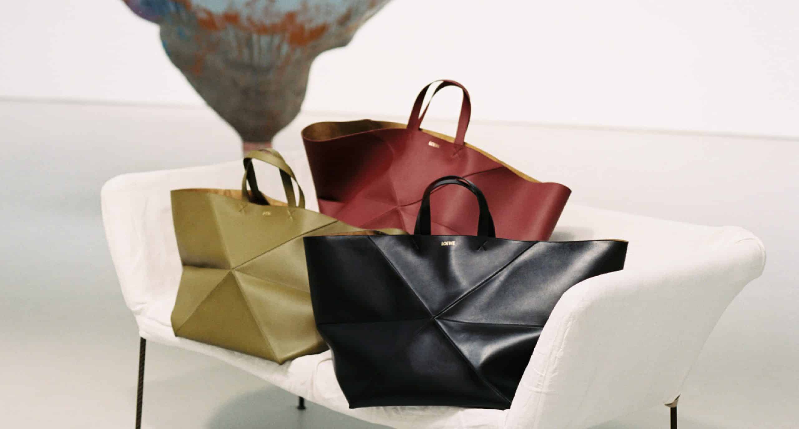 loewe ss24 mens collection tote bags