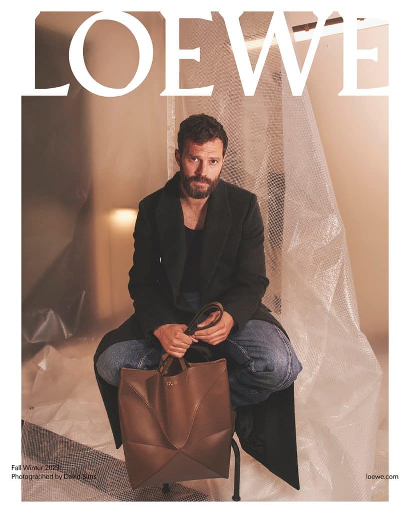 Jamie Dornan, 50 shades of grey, face of LOEWE