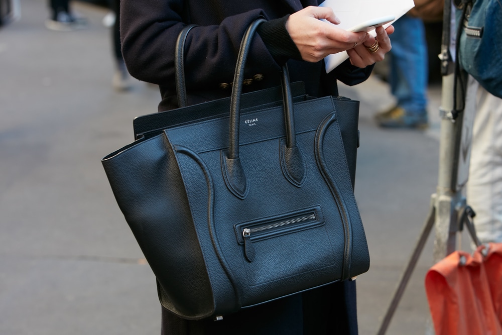 Céline Luggage Tote bag in black