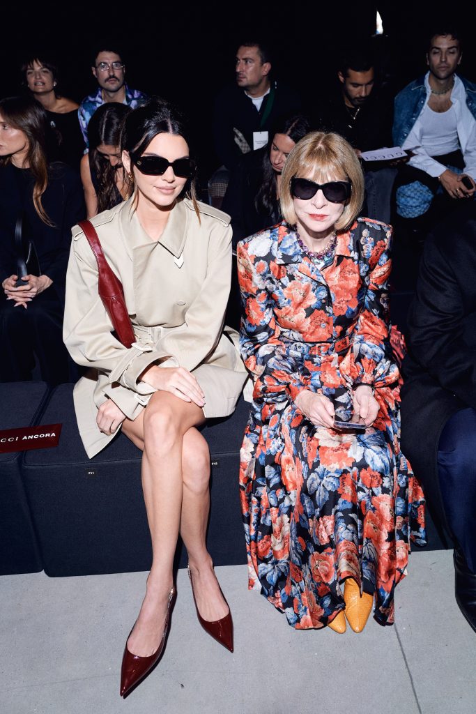 gucci spring 2024 show kendall jenner anna wintour