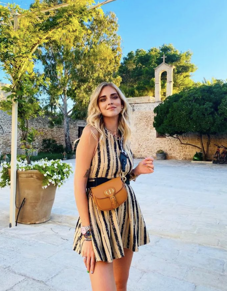 Dior Bobby Bag Review: A Definitive Guide on Whether You Need It or Not 4 chiara ferragni dior bobby bag in tan celebrity
