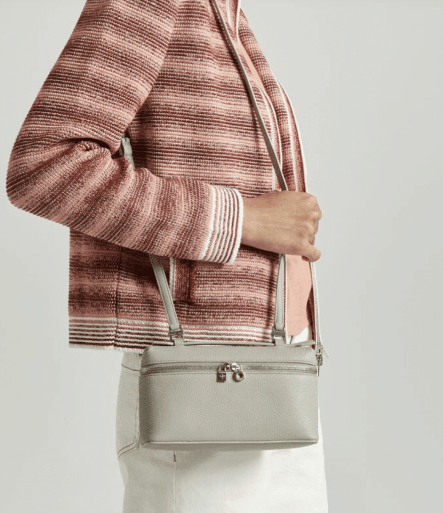 The Loro Piana Bag People are Losing Their Minds Over 1 Extra Pocket Pouch L 19CalfskinMade in Italy in small