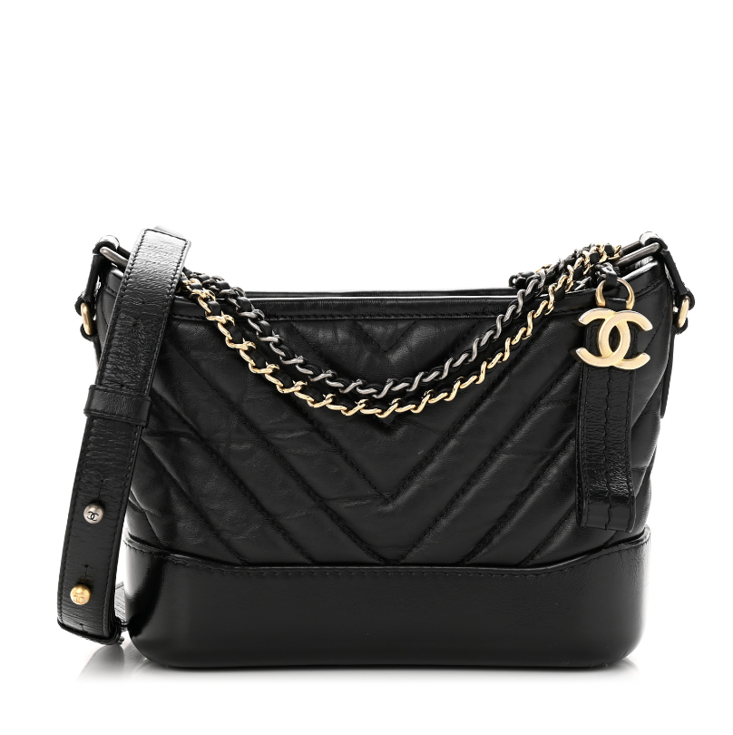 Chanel Gabrielle Bag Review: Worth the money? 1 chanel gabrielle bag review black chevron gold and silver hardware