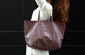 goyard st louis review bag in burgundy red Pm size small size